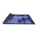 Sideview of Abstract Blue Modern Rug, abs989blu