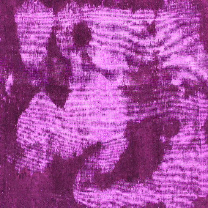 Square Machine Washable Abstract Pink Modern Rug, wshabs989pnk