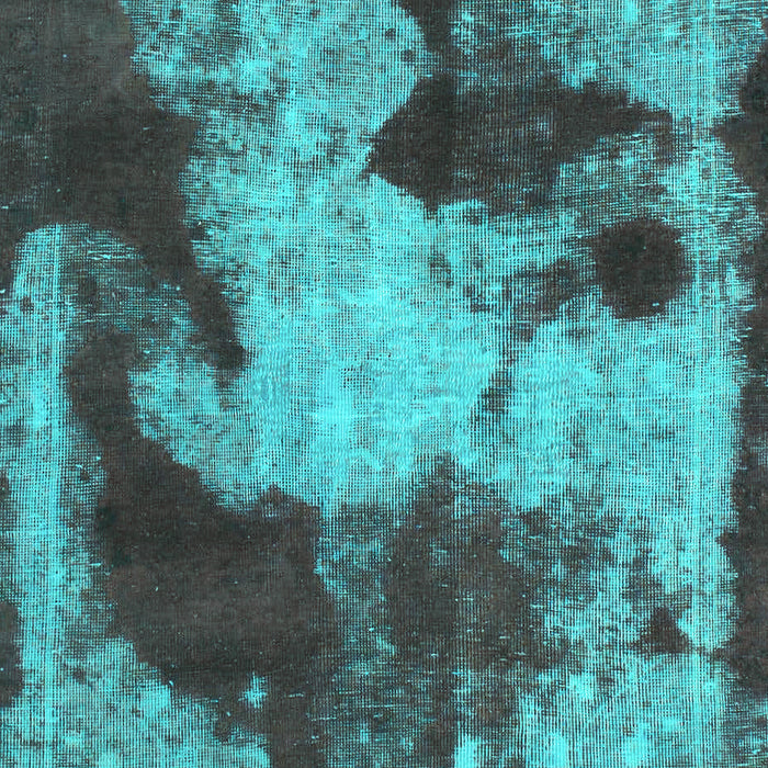 Abstract Turquoise Modern Rug, abs989turq
