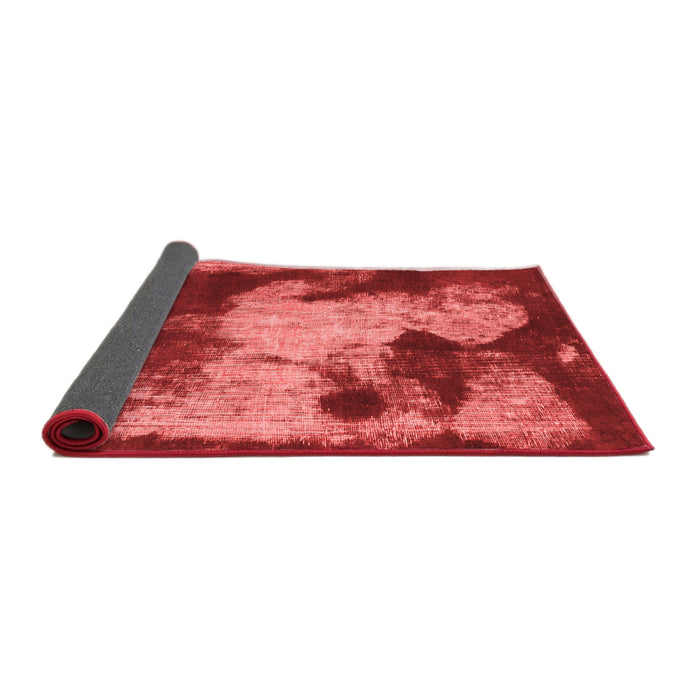 Abstract Red Modern Area Rugs