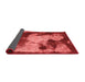 Abstract Red Modern Area Rugs