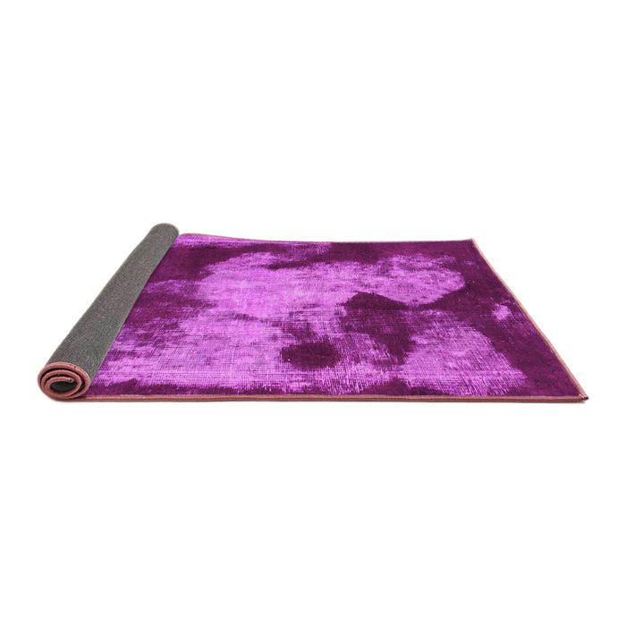 Sideview of Abstract Pink Modern Rug, abs989pnk