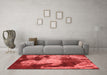 Modern Red Washable Rugs