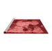 Modern Red Washable Rugs