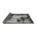 Sideview of Abstract Gray Modern Rug, abs989gry