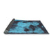 Sideview of Abstract Light Blue Modern Rug, abs989lblu