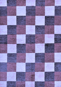 Checkered Blue Modern Rug, abs98blu