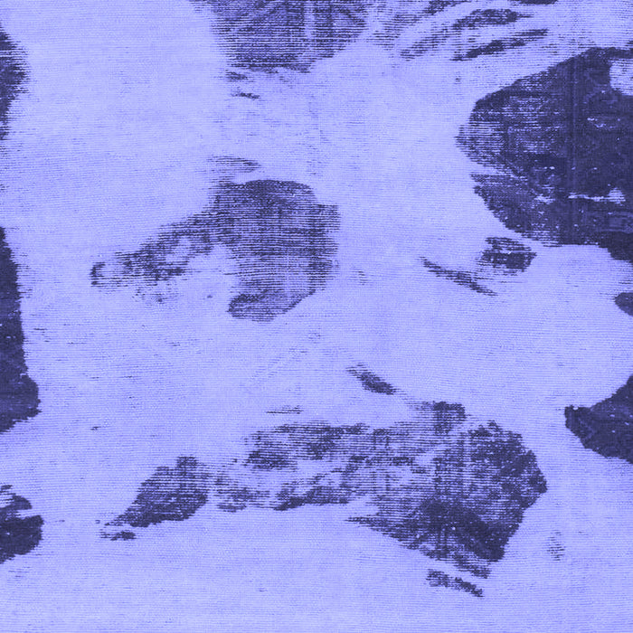 Machine Washable Abstract Blue Modern Rug, wshabs990blu