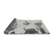 Sideview of Abstract Gray Modern Rug, abs990gry