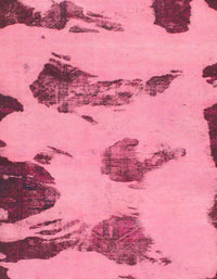 Machine Washable Abstract Hot Pink Rug, wshabs990