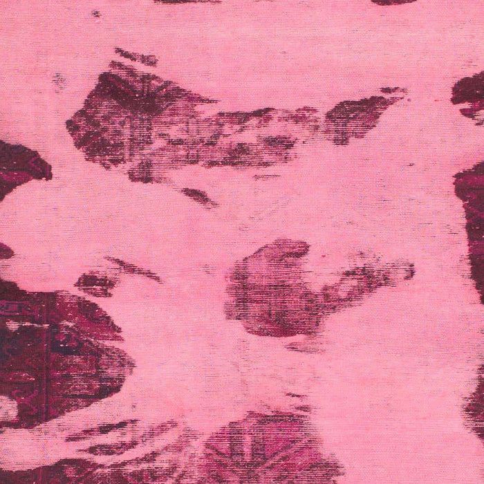 Machine Washable Abstract Hot Pink Rug, wshabs990