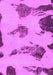 Machine Washable Abstract Purple Modern Area Rugs, wshabs990pur