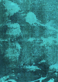 Abstract Turquoise Modern Rug, abs991turq