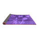 Sideview of Abstract Purple Modern Rug, abs991pur