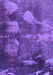 Machine Washable Abstract Purple Modern Area Rugs, wshabs991pur