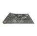 Sideview of Abstract Gray Modern Rug, abs991gry