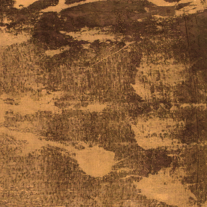 Square Machine Washable Abstract Orange Modern Area Rugs, wshabs991org