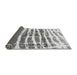 Sideview of Abstract Gray Modern Rug, abs992gry