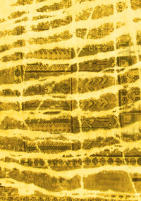 Abstract Yellow Modern Rug, abs992yw