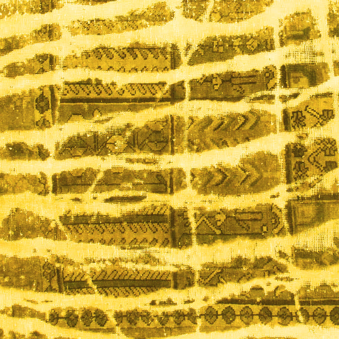 Abstract Yellow Modern Rug, abs992yw