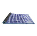 Sideview of Abstract Blue Modern Rug, abs992blu