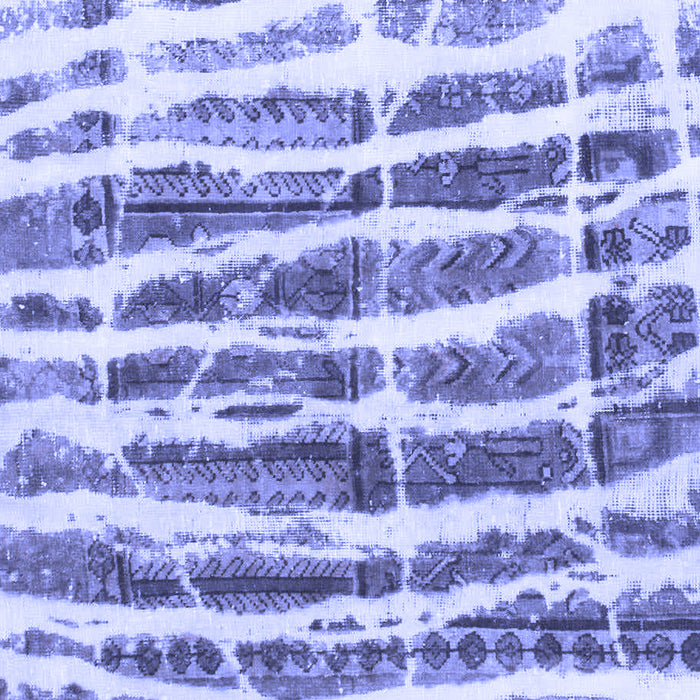 Abstract Blue Modern Rug, abs992blu