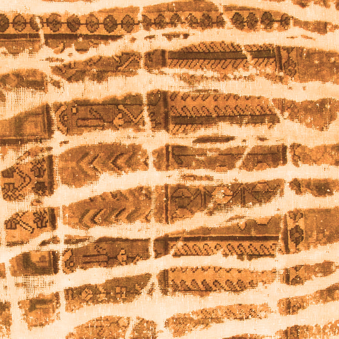 Abstract Orange Modern Rug, abs992org