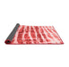 Abstract Red Modern Area Rugs