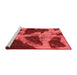 Modern Red Washable Rugs