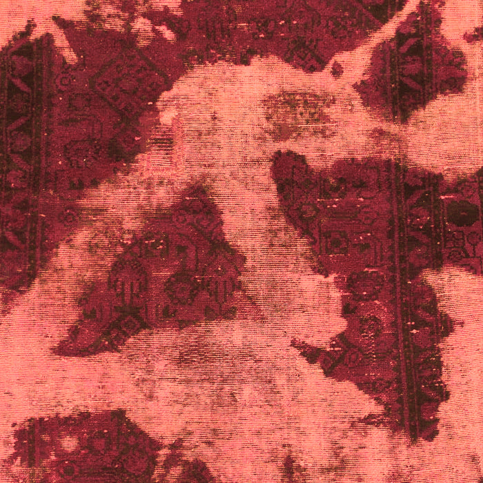 Machine Washable Abstract Orange Modern Area Rugs, wshabs993org