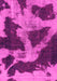 Machine Washable Abstract Pink Modern Rug, wshabs993pnk
