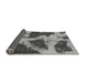 Sideview of Abstract Gray Modern Rug, abs993gry