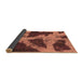 Sideview of Abstract Brown Modern Rug, abs993brn