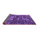 Sideview of Abstract Purple Modern Rug, abs994pur