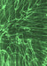 Machine Washable Abstract Emerald Green Modern Area Rugs, wshabs994emgrn