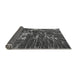 Sideview of Abstract Gray Modern Rug, abs994gry