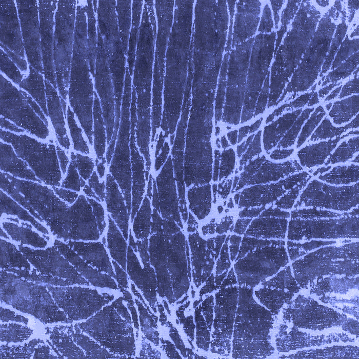 Square Machine Washable Abstract Blue Modern Rug, wshabs994blu