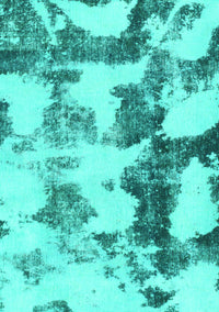 Abstract Turquoise Modern Rug, abs995turq