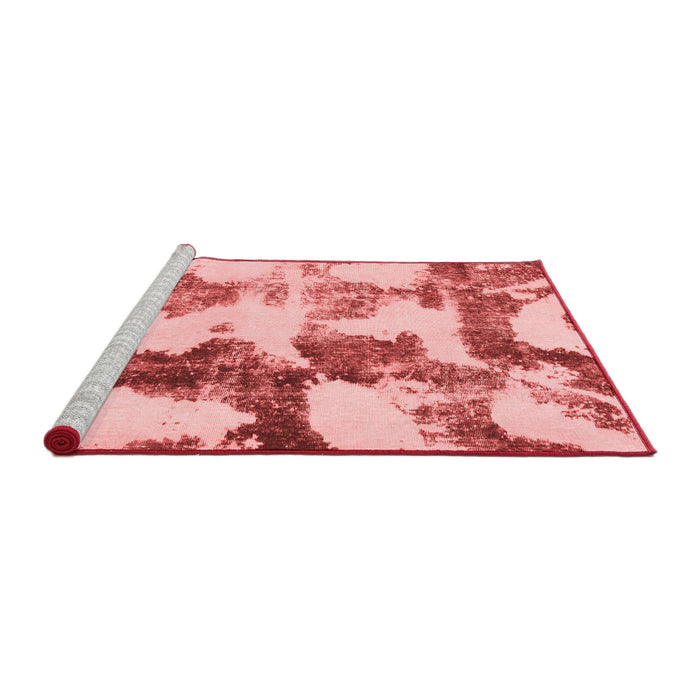 Modern Red Washable Rugs