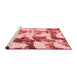 Modern Red Washable Rugs