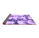 Sideview of Abstract Purple Modern Rug, abs995pur