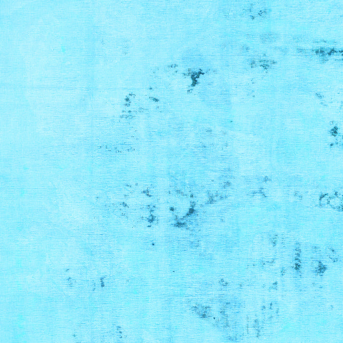 Square Machine Washable Abstract Light Blue Modern Rug, wshabs996lblu