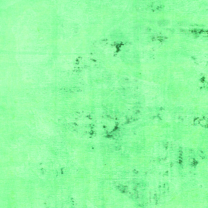 Square Abstract Green Modern Rug, abs996grn