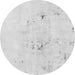 Round Abstract Gray Modern Rug, abs996gry