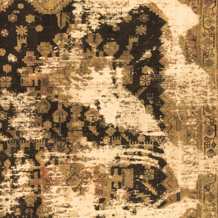 Abstract Brown Modern Rug, abs997brn