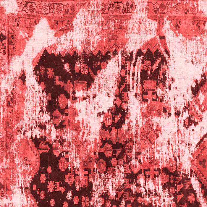 Machine Washable Abstract Red Modern Rug, wshabs997red