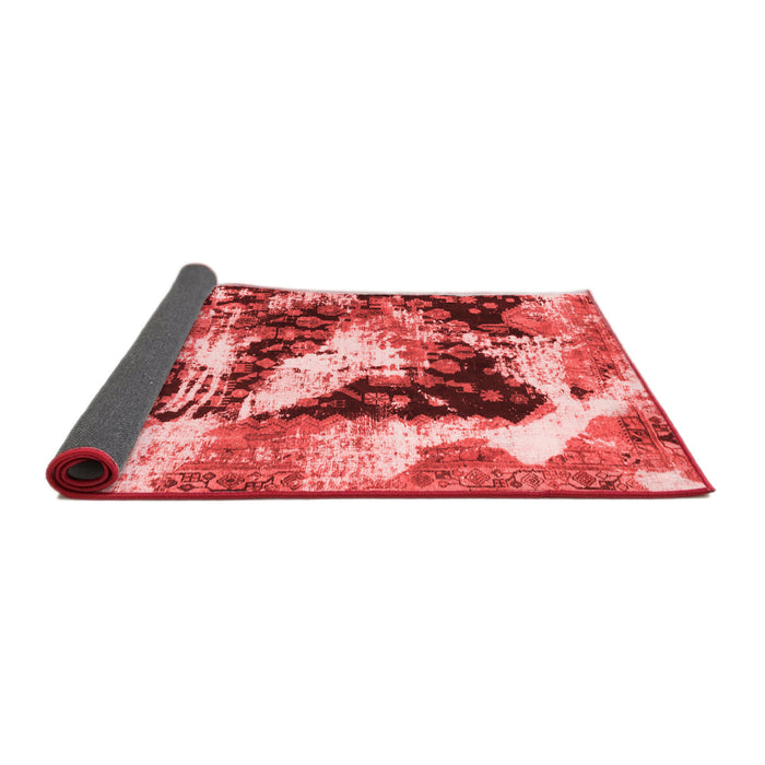 Abstract Red Modern Area Rugs