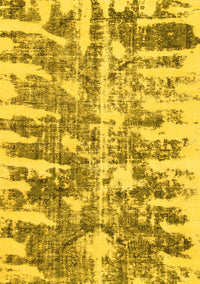 Abstract Yellow Modern Rug, abs998yw