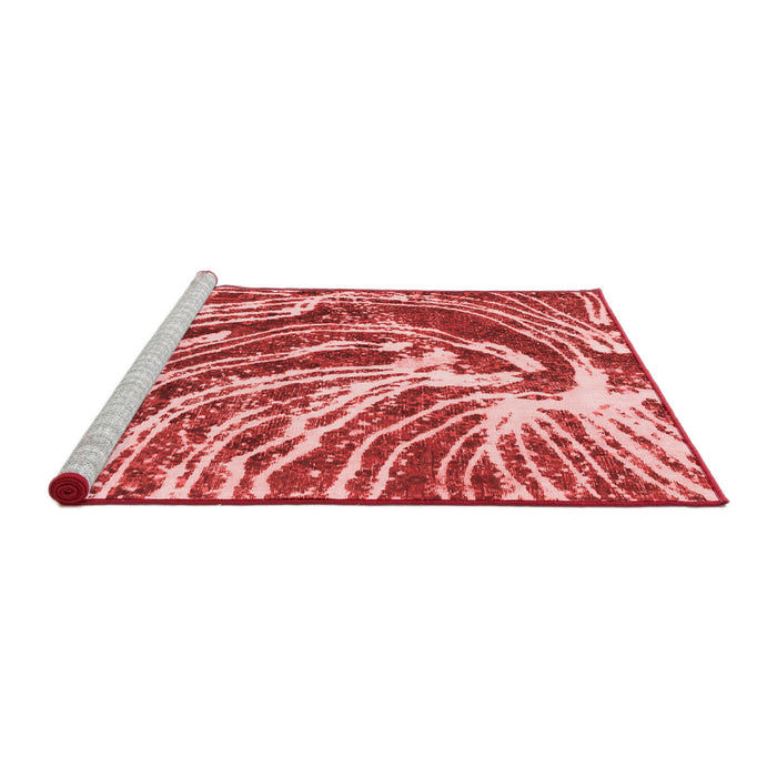 Modern Red Washable Rugs