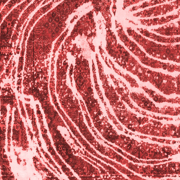 Machine Washable Abstract Red Modern Rug, wshabs999red